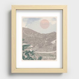 Spacious Simi Valley Recessed Framed Print