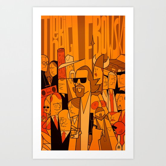 The Big Lebowski (variant aspect ratio) Art Print