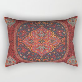 Russian Carpet Caucasian Rug Rectangular Pillow