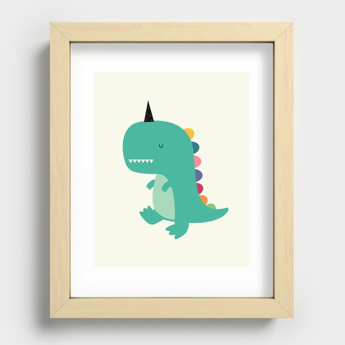 Dinocorn Recessed Framed Print
