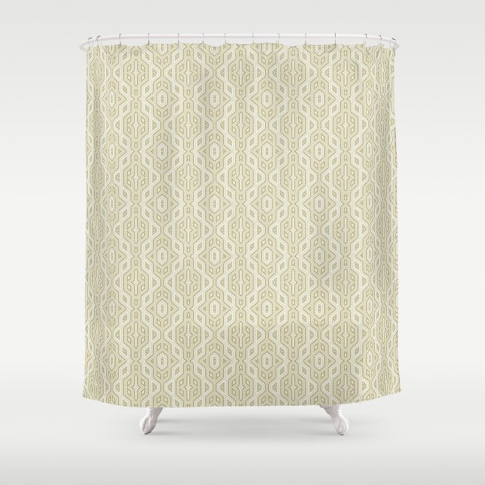 Dark olive Shower Curtain