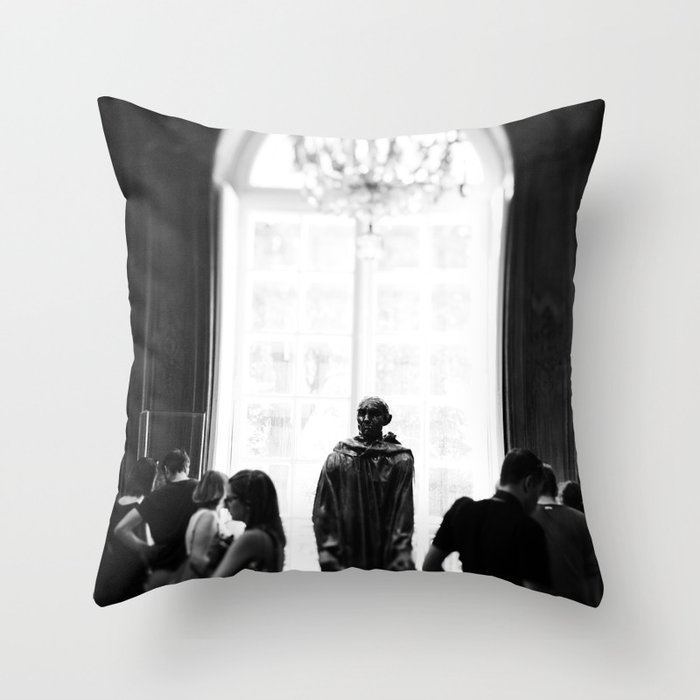Alone in a Room Full of People Throw Pillow
