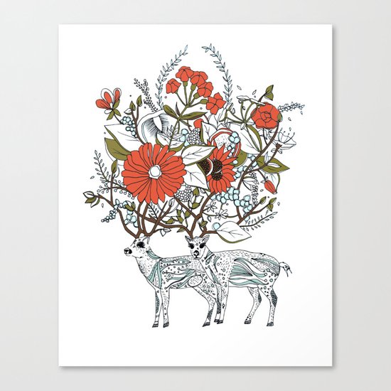 we were together Canvas Print