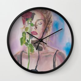 Rose Wall Clock