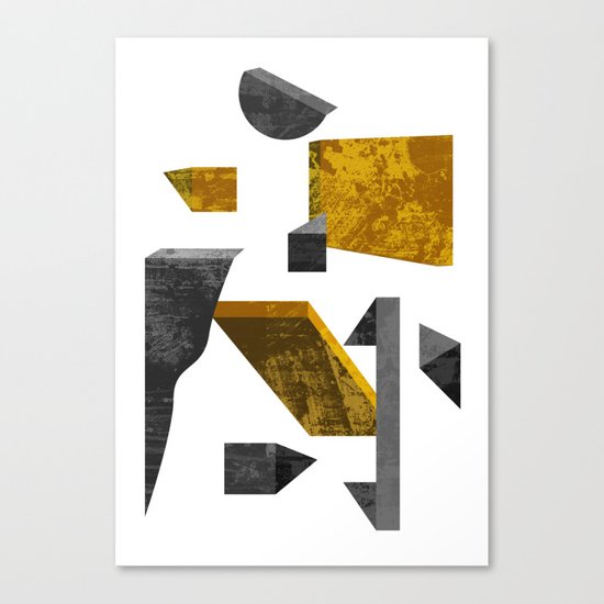 Geometric poster Canvas Print