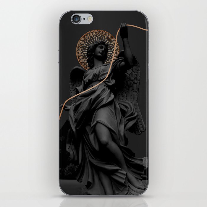 No1 in Black Antique Statues Trio iPhone Skin