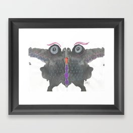 InkBlot Monster 1 Framed Art Print