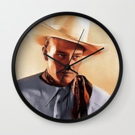 John Wayne, Actor Wall Clock