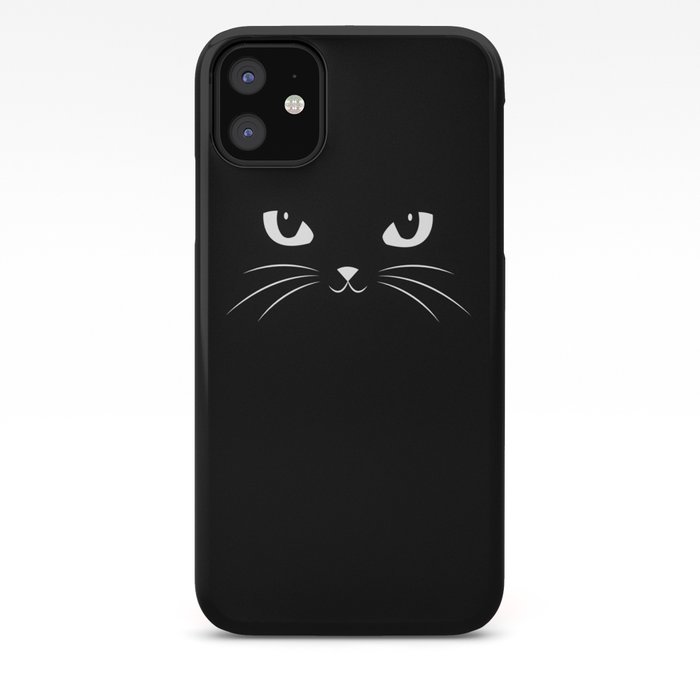 Cute Black Cat Iphone Case By Badbugsart Society6