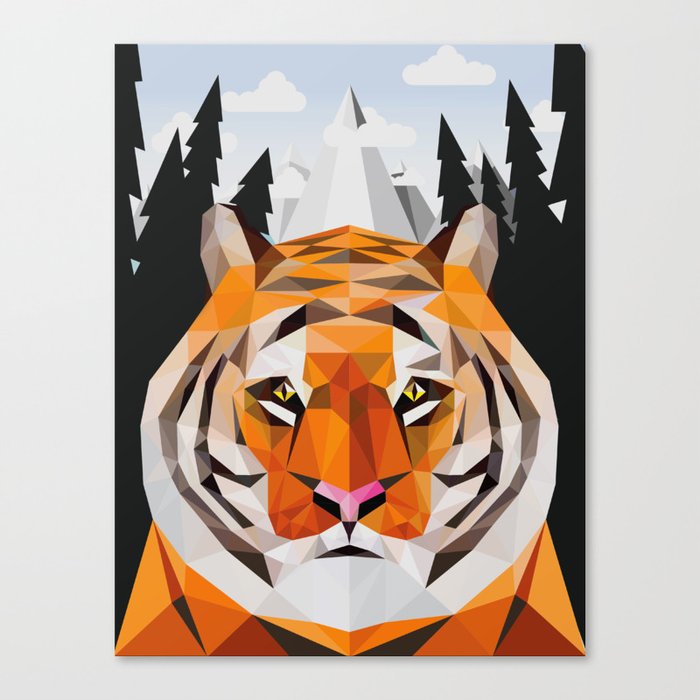 The Siberian Tiger Canvas Print