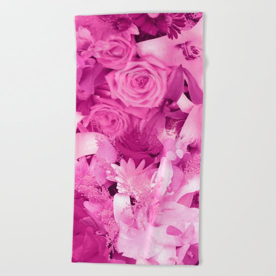 Floral Beach Towel