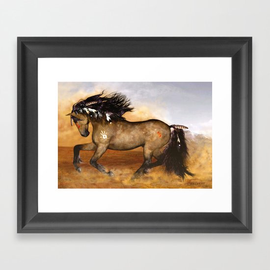 HORSE - Cherokee Framed Art Print