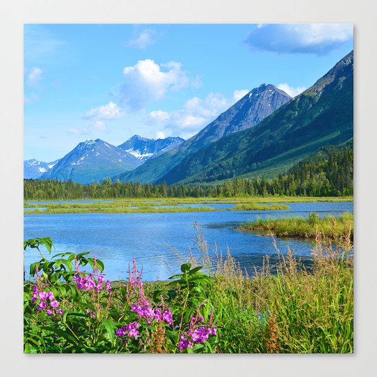 God's Country - II Canvas Print