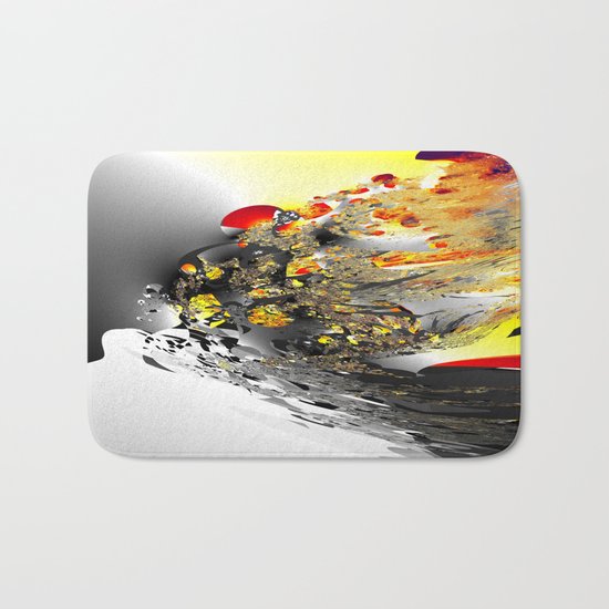 world rubish mountain Bath Mat