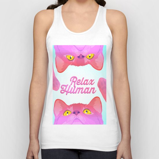 Relax human Unisex Tank Top