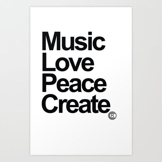MLPC White Art Print
