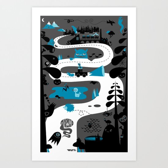 Welcome To The Countryside Art Print