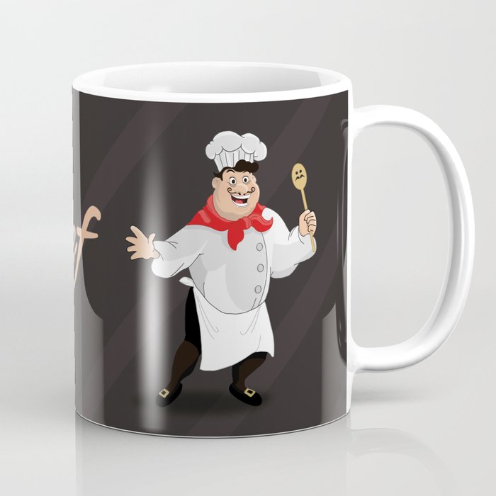 Le Chef Kitchen decor French chef with a mustache cartoon ...