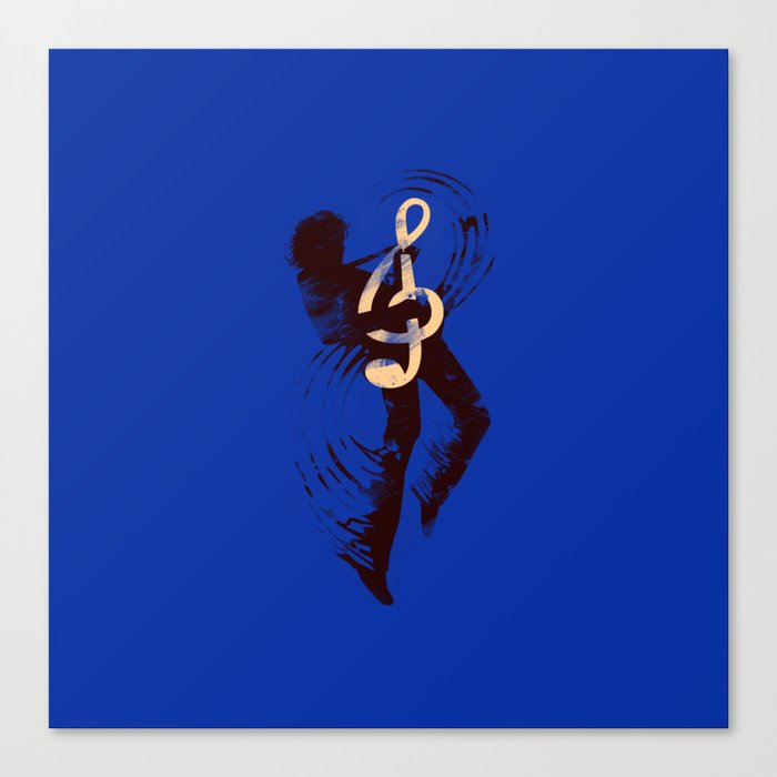 Solo (Blue) Canvas Print
