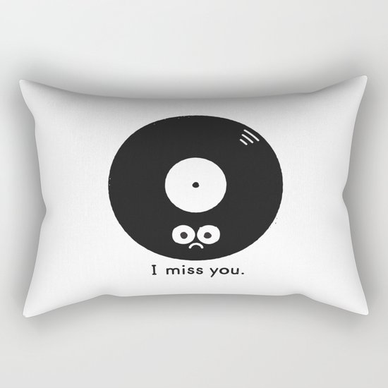For the Record Rectangular Pillow