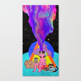 Opening the Third Eye, The Midnight Gospel Clancy Canvas Print