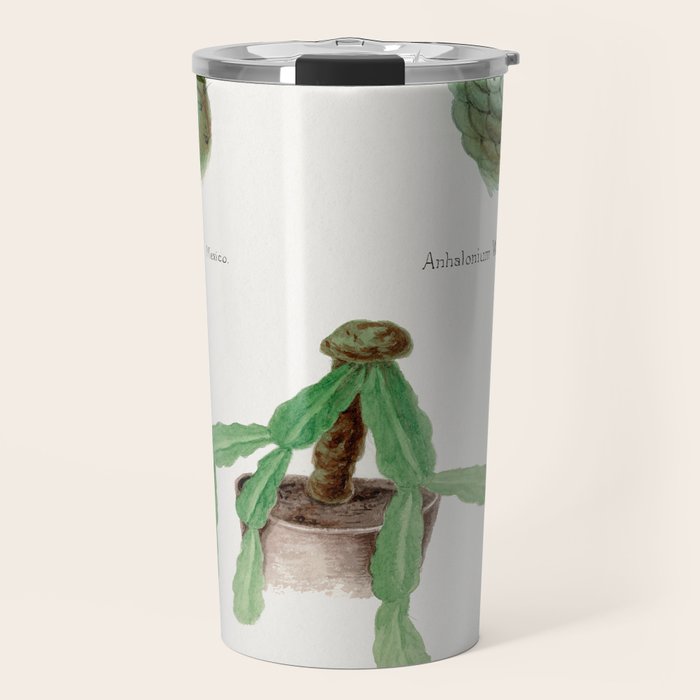 Peyote, Indian Head, and Christmas Cactus Travel Mug