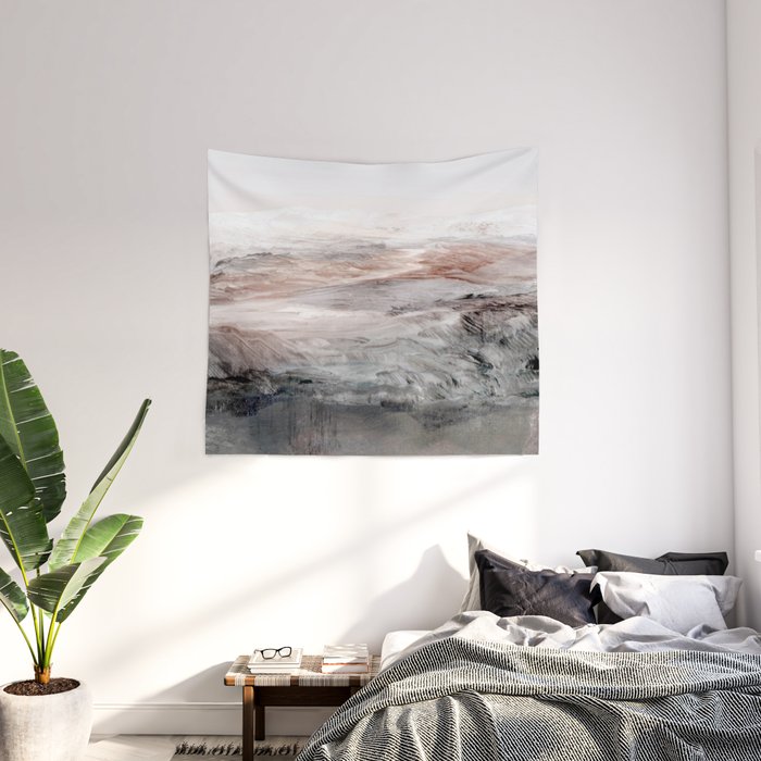 Gray Wall Tapestries Society6