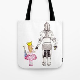 The Princess and her Knight Tote Bag
