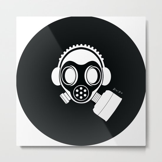 Post World Zuno : Gas Mask 04 Metal Print