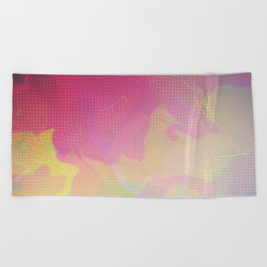Glitch 10 Beach Towel