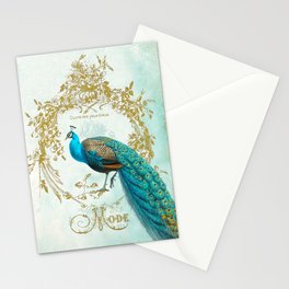 Peacock Mode Stationery Card