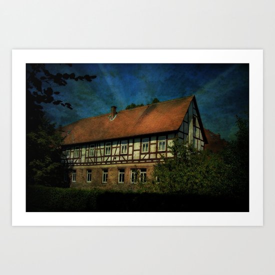 Fachwerkhaus Art Print