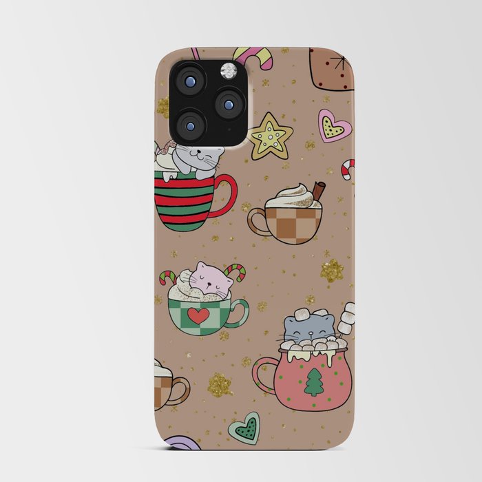 Cats in cups iPhone Card Case