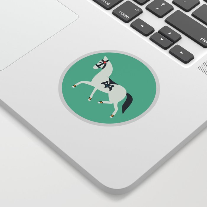 Arabian Horse Parade - Mint Sticker