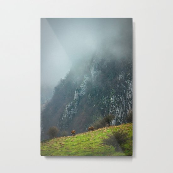 Mountains landscape Metal Print