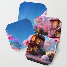 Cotton Candy House Coaster
