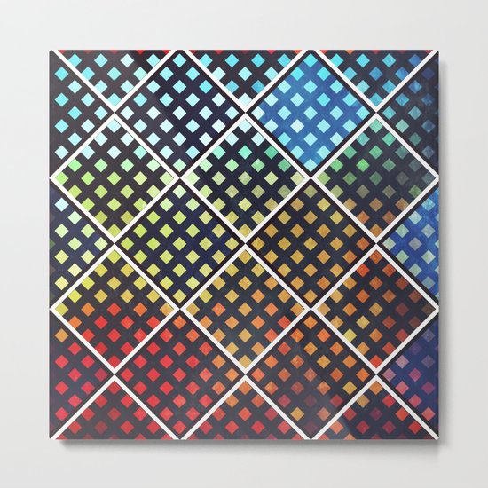 Cubic Metal Print