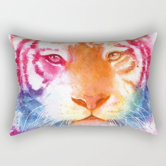 Rainbow stripes Rectangular Pillow