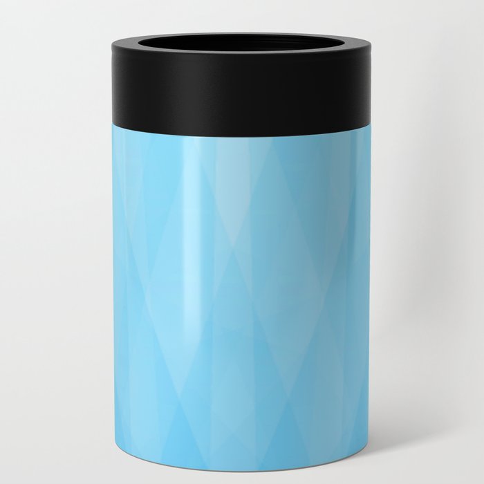 BLUE ICED DIAMOND BACKGROUND. Can Cooler