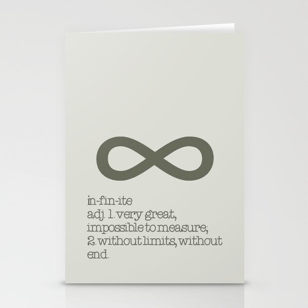 Infinite Stationery Cards