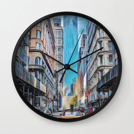 New York City Streets Wall Clock