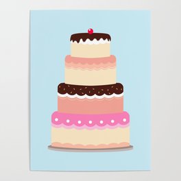 Birthday Cake Poster