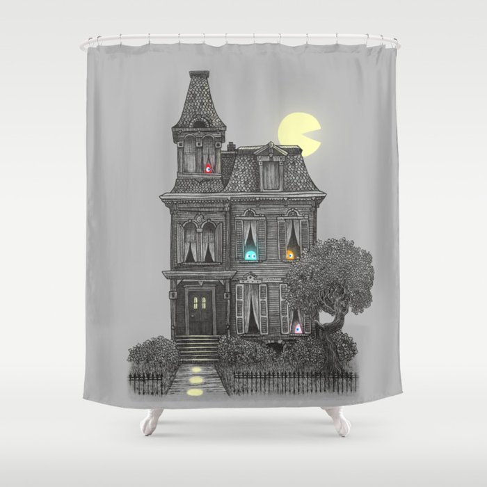 Haunted by the 80's Shower Curtain