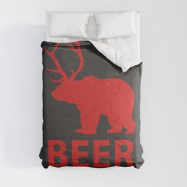 DEER & BEAR = BEER Comforter