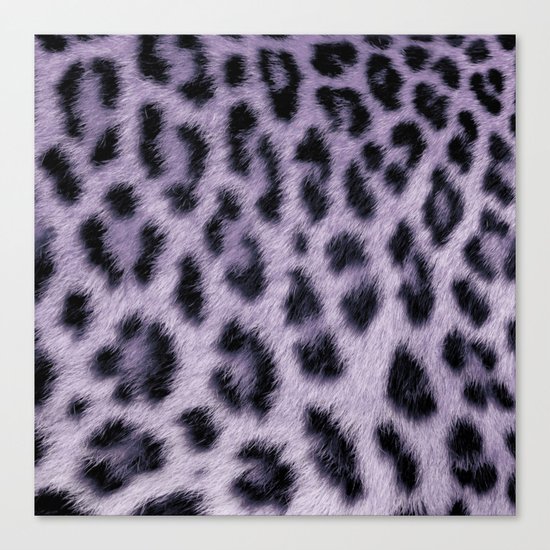 Leopard skin pattern Canvas Print