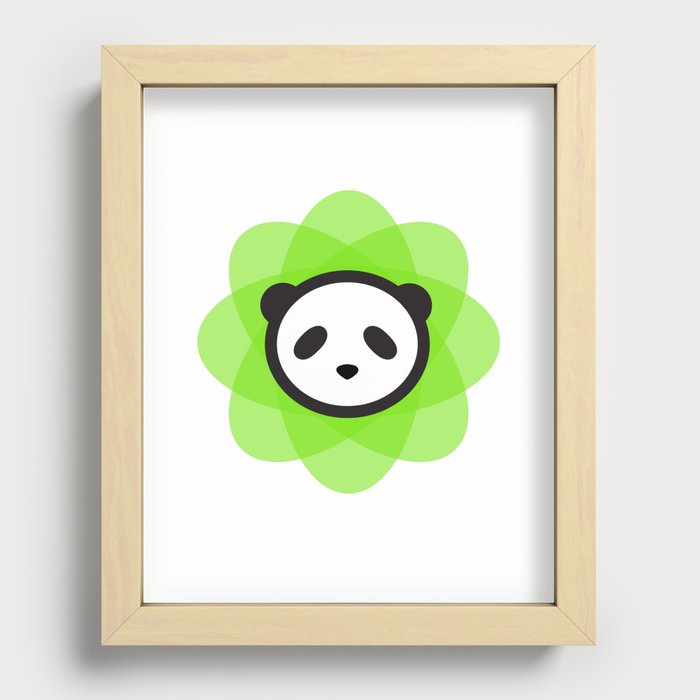 the atomik panda Recessed Framed Print