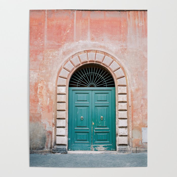 Rome Trastevere Door | Italy Travel Photography Posters