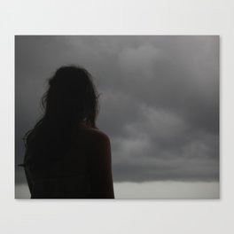 Cloudy Mood Canvas Print