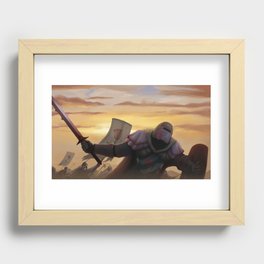 Knight of Roses Recessed Framed Print