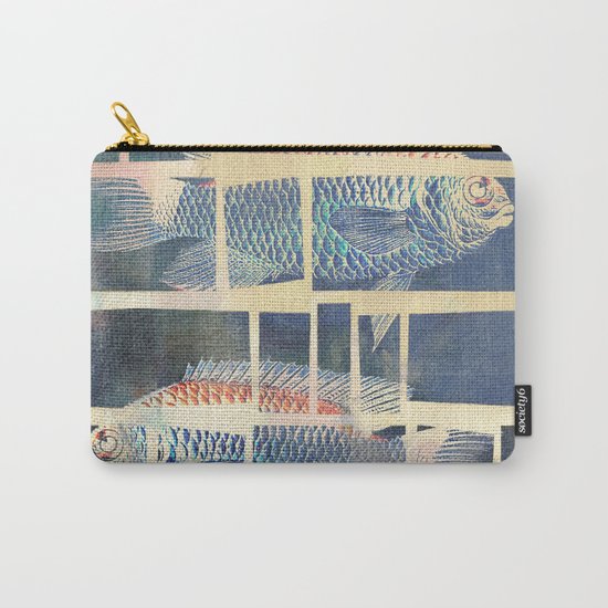 Fish Under Strong Radiation 5 Carry-All Pouch
